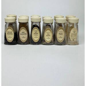 Vintage Lot of 12 Durkee Spice Jars - Used DY2408